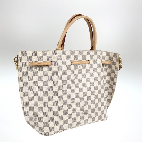 2 Louis Vuitton Damier Girolatta White Handbag