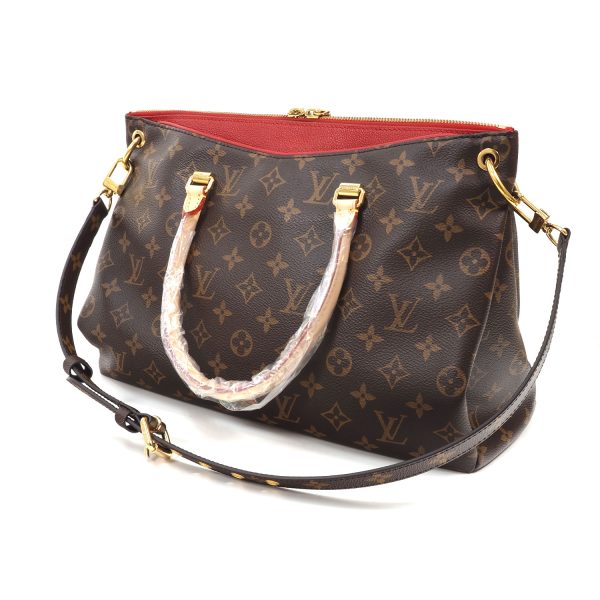 2 Louis Vuitton Pallas Monogram Cerise Brown