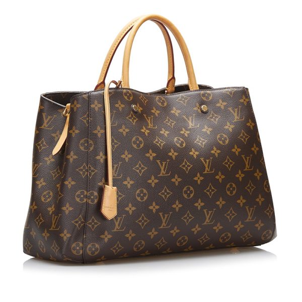 2 Louis Vuitton Monogram Montaigne GM Handbag Shoulder Bag