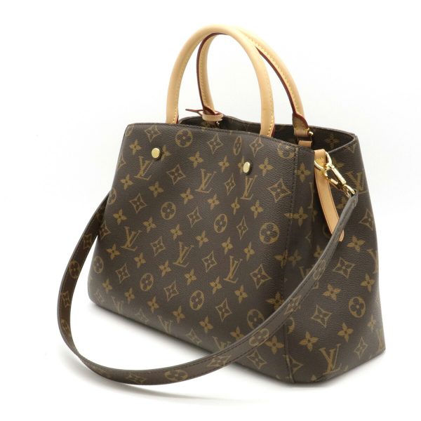 2 Louis Vuitton Monogram Montaigne MM Handbag 2way Shoulder Bag