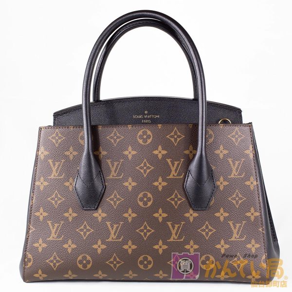 2 Louis Vuitton Florine Noir Monogram 2way Handbag Shoulder Bag