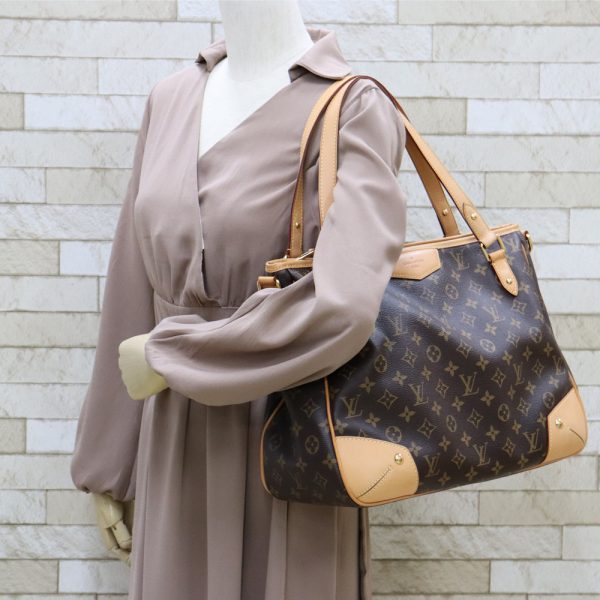 2 Louis Vuitton Estrella MM Monogram Handbag Brown