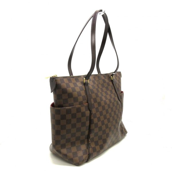 2 Louis Vuitton Totally MM Shoulder Bag Ebene Damier Canvas