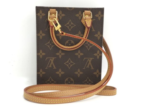 2 Louis Vuitton Petit Sac Plat 2 Way Shoulder Bag Monogram