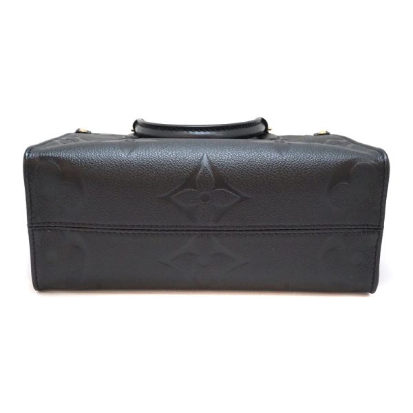 2 Louis Vuitton On The Go PM 2way Bag Black Noir Leather Amplant