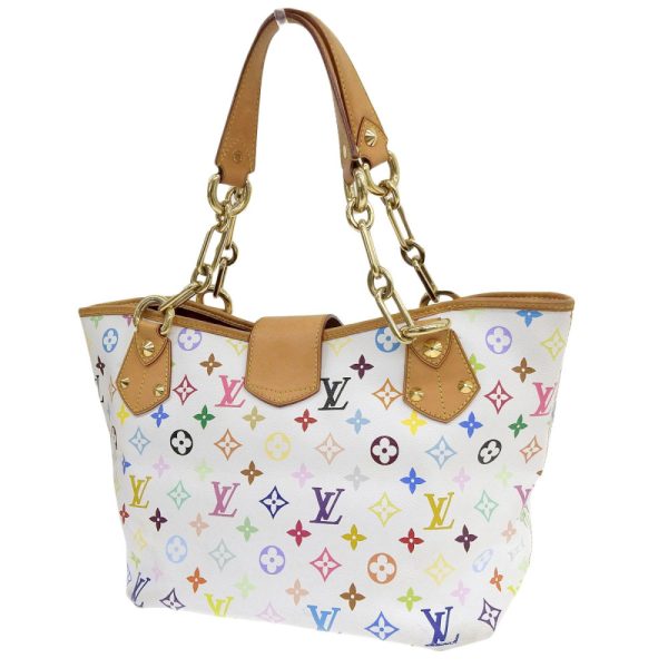 2 Louis Vuitton Annie GM Monogram Chain Shoulder Bag Multicolor