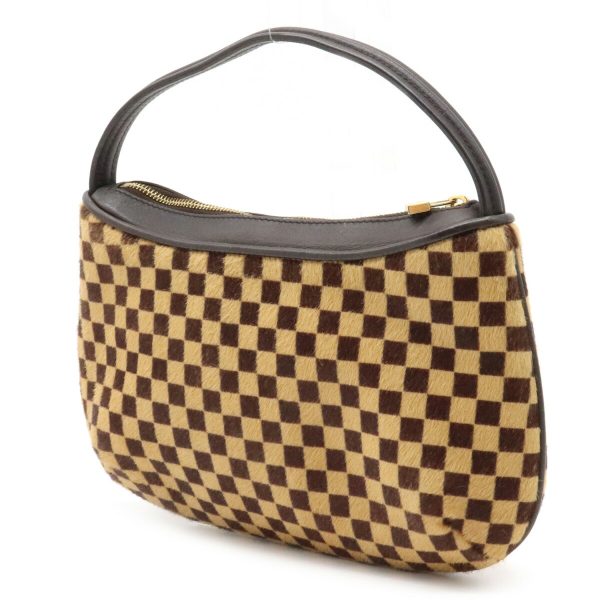 2 Louis Vuitton Damier Sauvage Tiger Mini Handbag Harako Leather