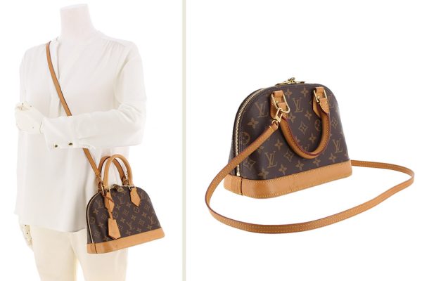 2 Louis Vuitton Monogram Alma BB 2way Bag