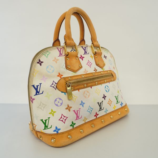 2 Louis Vuitton Handbag Monogram Multicolor Alma