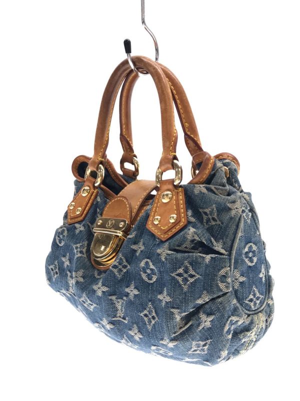 2 Louis Vuitton Pleaty Monogram Denim Shoulder Bag