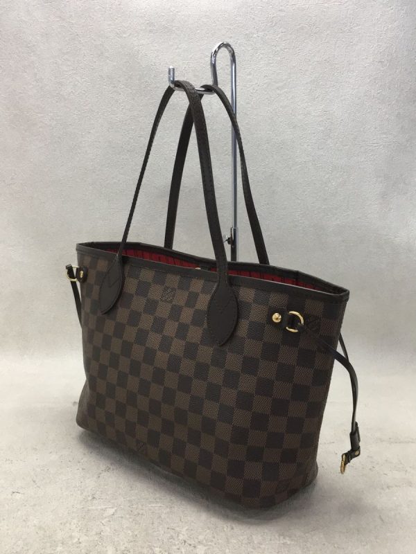 2 Louis Vuitton Neverfull PM Damier Ebene Brown PVC