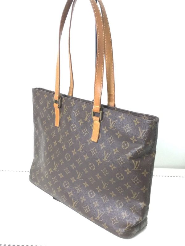 2 Louis Vuitton Luko Monogram Hand Bag Brown PVC