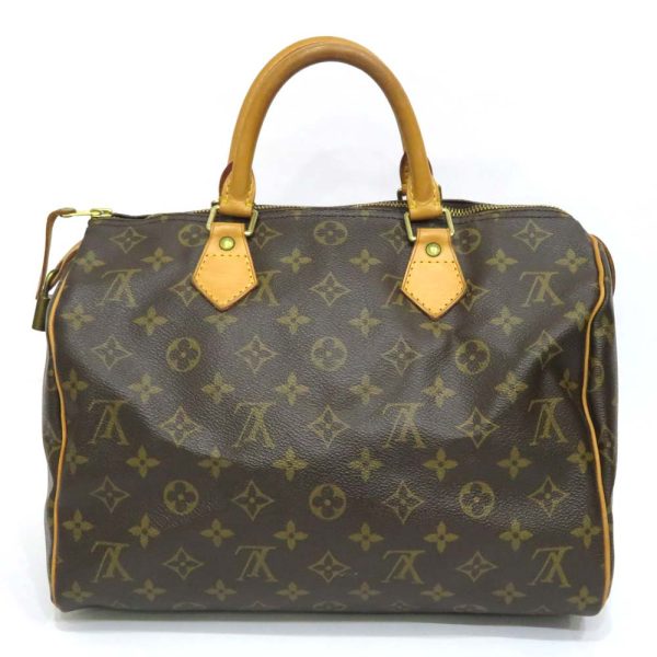 2 Louis Vuitton Bag Speedy 30 Monogram AB Rank Hand Brown