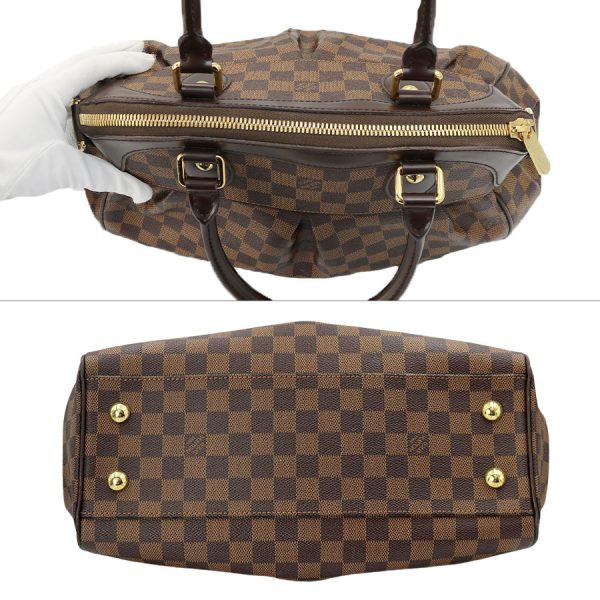 2 Louis Vuitton Trevi PM Damier Brown Handbag