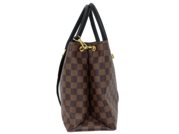 2 Louis Vuitton LV Riverside Damier Taurillon Leather Brown Black