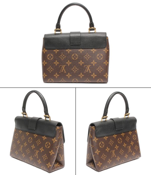 2 Louis Vuitton Shoulder Bag Locky BB Monogram Noir