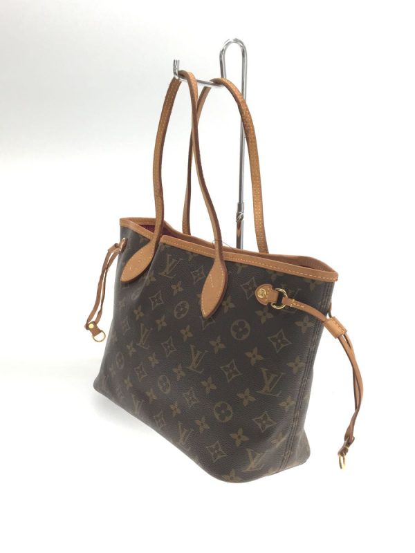 2 Louis Vuitton Neverfull PM Monogram Handbag PVC Brown