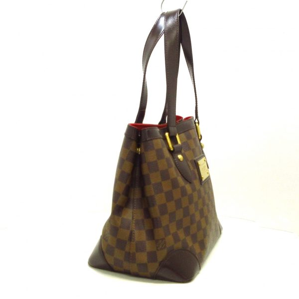 2 Louis Vuitton Hampstead PM Handbag Ebene Damier Canvas