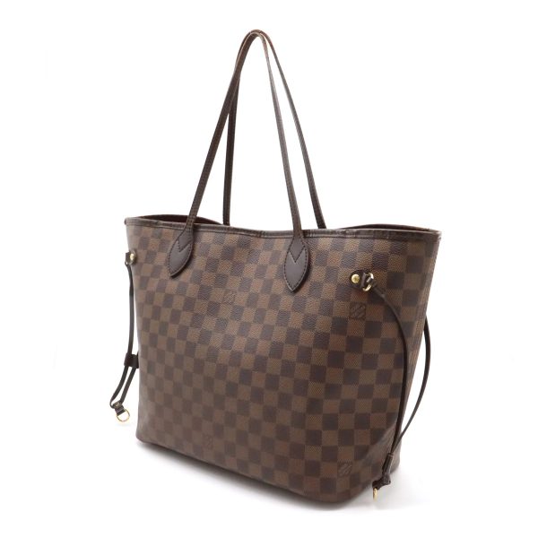 2 Louis Vuitton Damier Neverfull MM Tote Bag Shoulder Bag