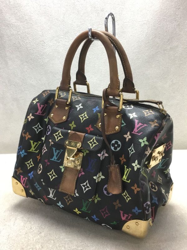 2 Louis Vuitton Speedy 30 Monogram Multicolor