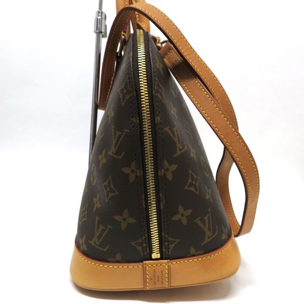 2 Louis Vuitton Bag Alma Monogram AB Rank Brown