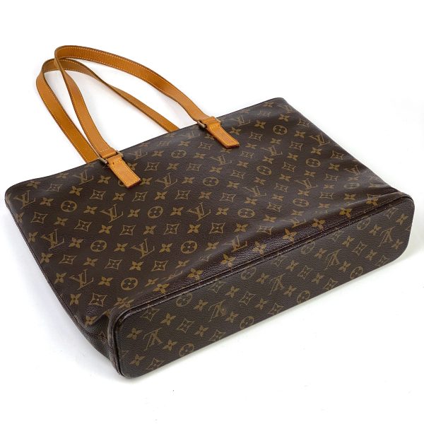 2 Louis Vuitton Luco Shoulder Bag Shawl Tote Monogram Brown