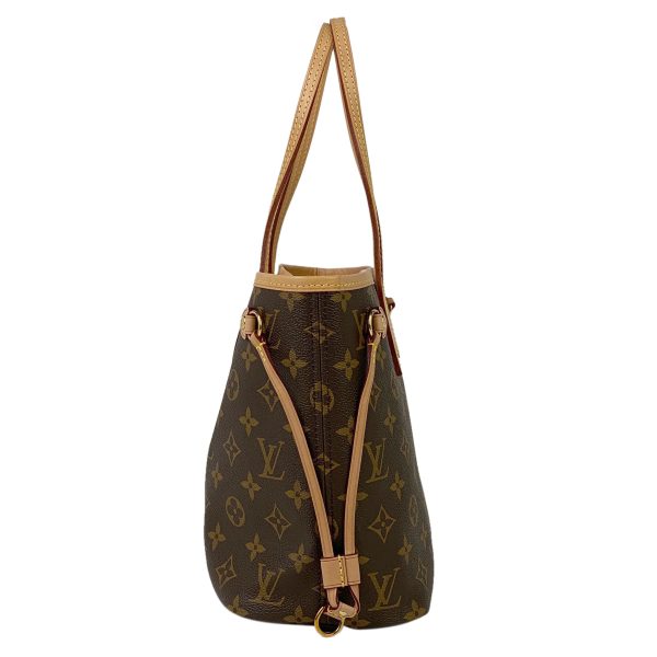 2 Louis Vuitton Neverfull PM Handbag Tote Bag Monogram Brown