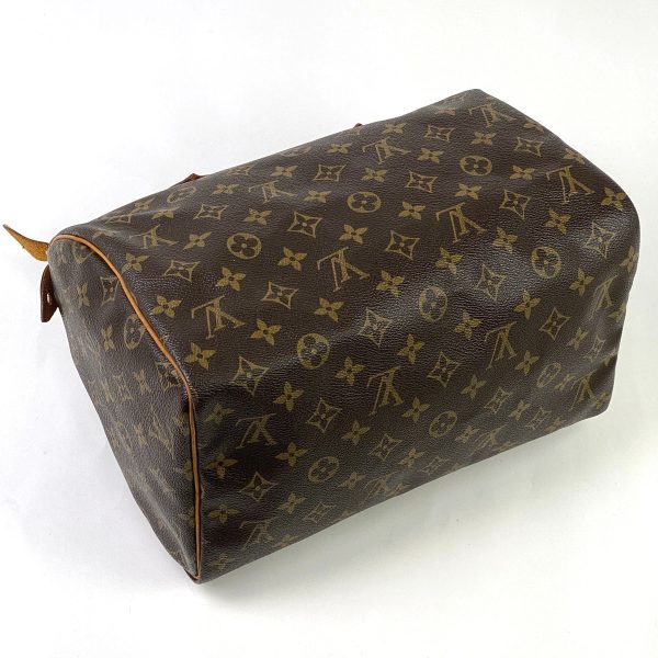 2 Louis Vuitton Speedy 30 Handbag Monogram Brown