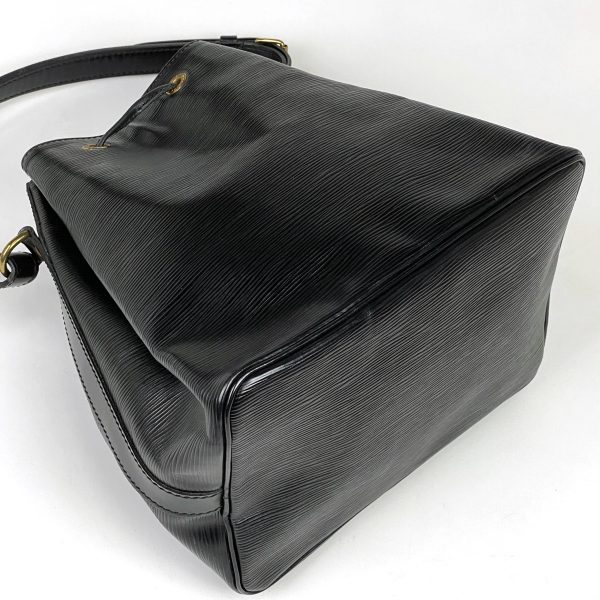 2 Louis Vuitton Petit Noe Drawstring Shoulder Bag Epi Noir