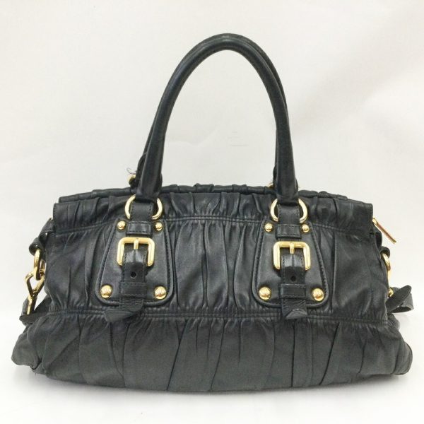 2 Prada Shoulder Bag Handbag Black