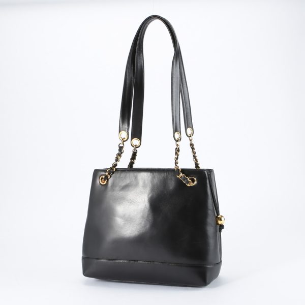 2 Chanel Lamb Long Shoulder Chain Tote Bag