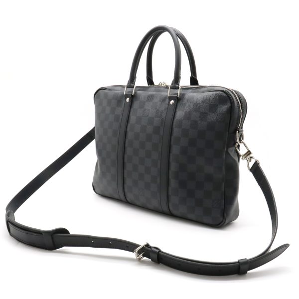 2 Louis Vuitton Damier Graphite PM Voyage Business Bag