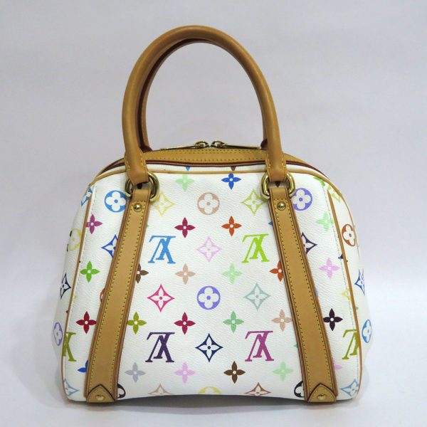 2 Louis Vuitton Monogram Priscilla Bag Multicolor White