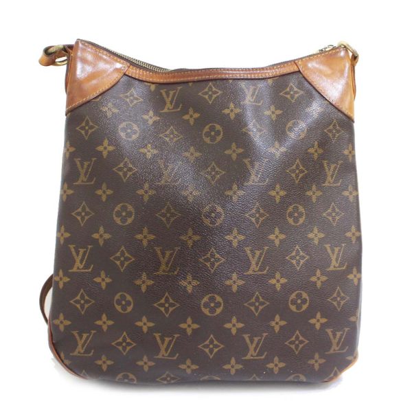 2 Louis Vuitton Odeon MM Monogram Shoulder Bag Brown