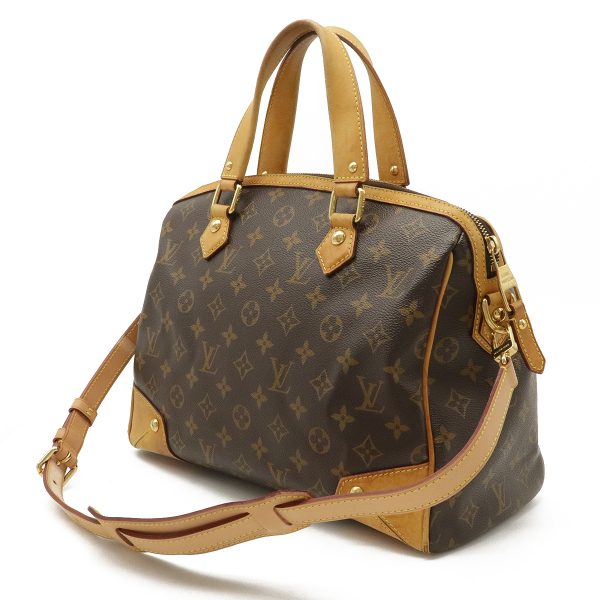 2 Louis Vuitton Monogram Retiro PM Handbag 2way Shoulder Bag