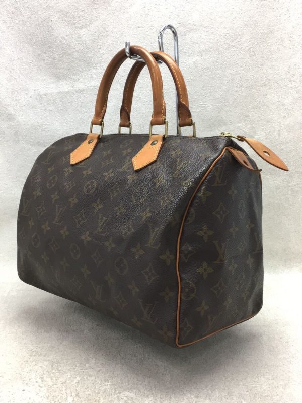 2 Louis Vuitton Speedy 30 Monogram Brown