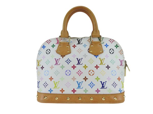 2 Louis Vuitton Handbag Alma Monogram Multicolor