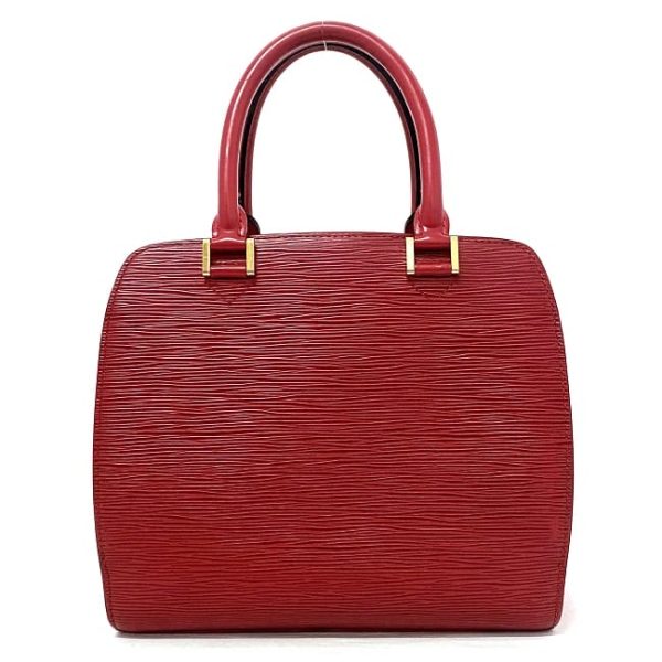 2 Louis Vuitton Pont Neuf Leather Bag Red