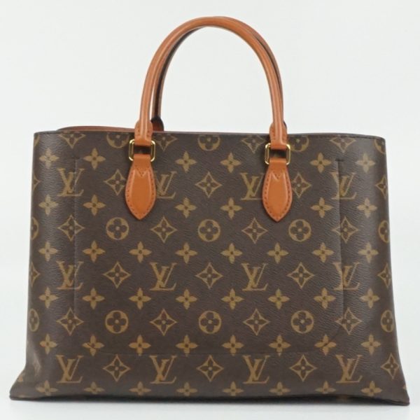 2 Louis Vuitton Flower Tote Monogram Canvas Brown Shoulder Bag