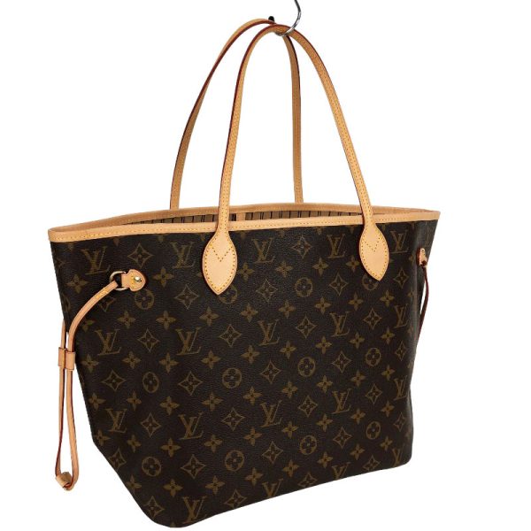 2 Louis Vuitton Neverfull MM Monogram Tote Bag