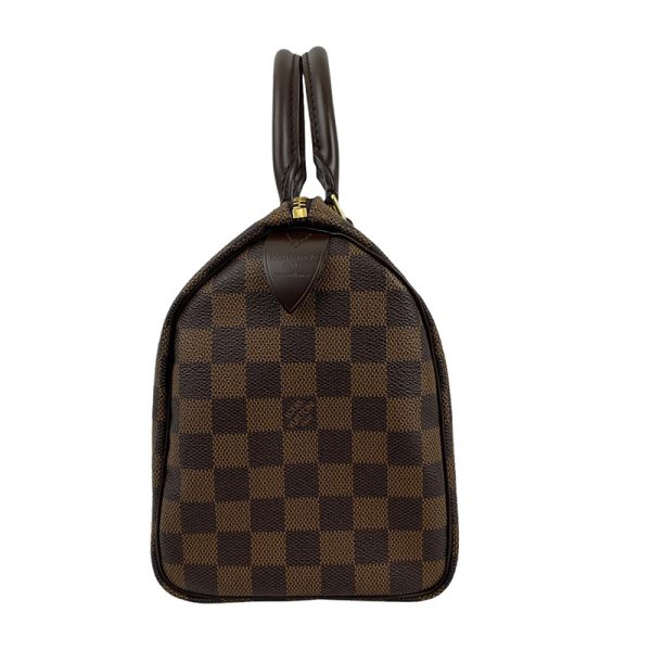 2 Louis Vuitton Speedy Boston Bag Damier Ebene Canvas Brown