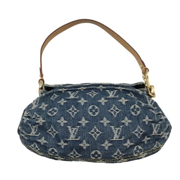 2 Louis Vuitton Pleaty Monogram Denim Mini Shoulder Bag