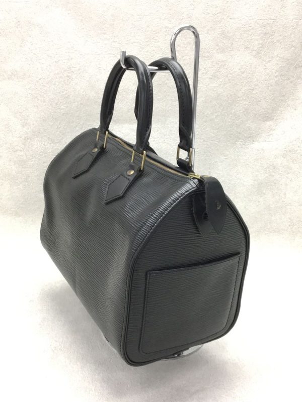 2 Louis Vuitton Speedy 25 Epi BLK Leather Black