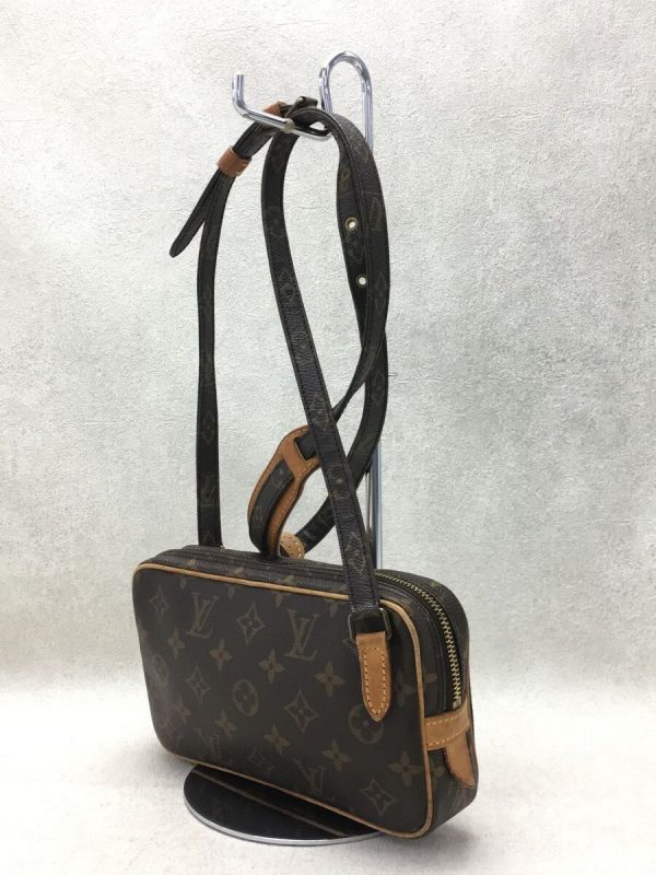 2 Louis Vuitton Pochette Marly Bandouliere Monogram Canvas