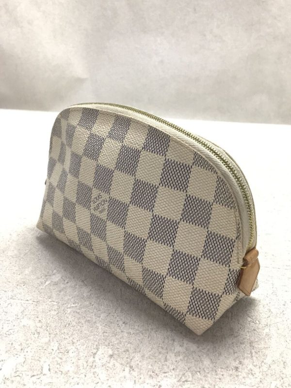 2 Louis Vuitton Pochette Cosmetic Damier Azur