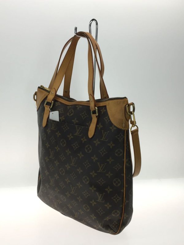 2 Louis Vuitton Odeon GM Tote Bag PVC BRW Monogram LV 2way