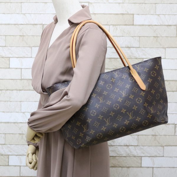 2 Louis Vuitton Raspail Monogram Shoulder Bag Brown