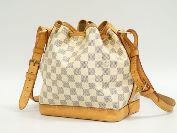 2 Louis Vuitton Pochette Noe BB Damier Azur Shoulder Bag