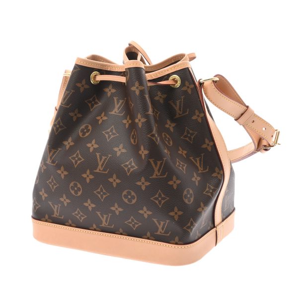 2 Louis Vuitton Monogram Noe Brown Canvas Shoulder Bag