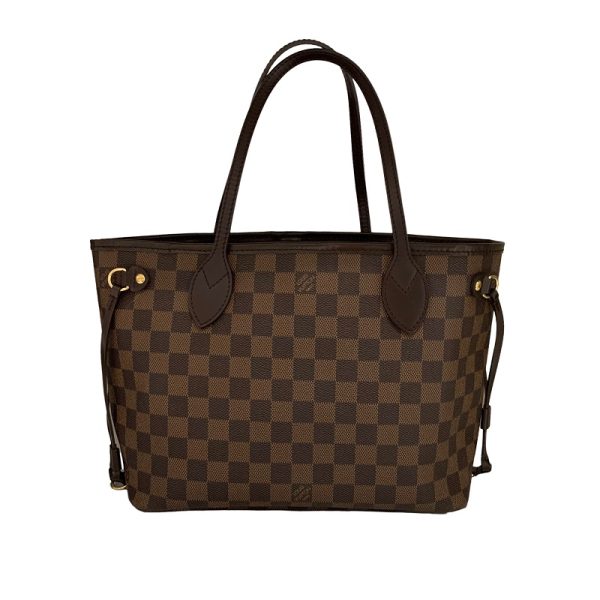 2 Louis Vuitton Neverfull PM Damier Tote Bag